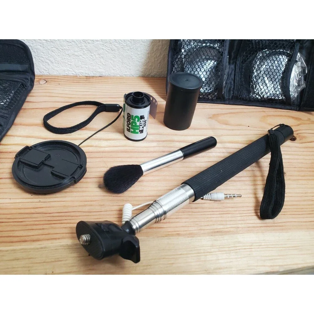 Neewer Camera Accessories Set Lot Filters  Selfie Stick Film Brush Lens Cap